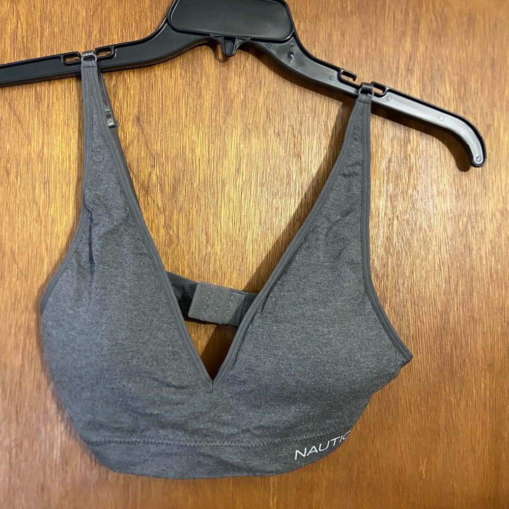 NAUTICA women’s grey lounge bra NWOT